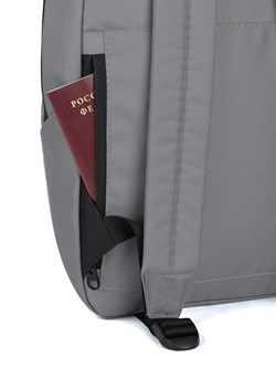 Рюкзак женский 1146 "ZAIN Medium Backpack" Серый - фото 8791