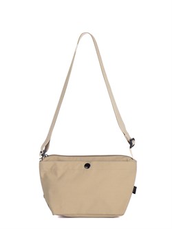 Сумка 1149 "ZAIN small zip crossbody bag" Темно-бежевый - фото 8803