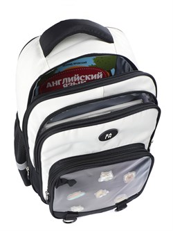 Рюкзак школьный ZAIN анатомический 1234 "Черно-белый" - фото 9090