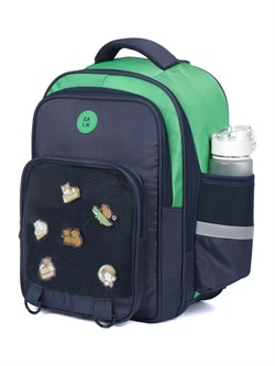 Рюкзак школьный ZAIN анатомический 1235 "Сине-зеленый" - фото 9100